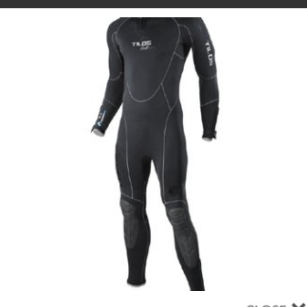 TILOS 3/2 mm 4-Way Stretch Full Wetsuit | Neoprene Dive Surf Suit